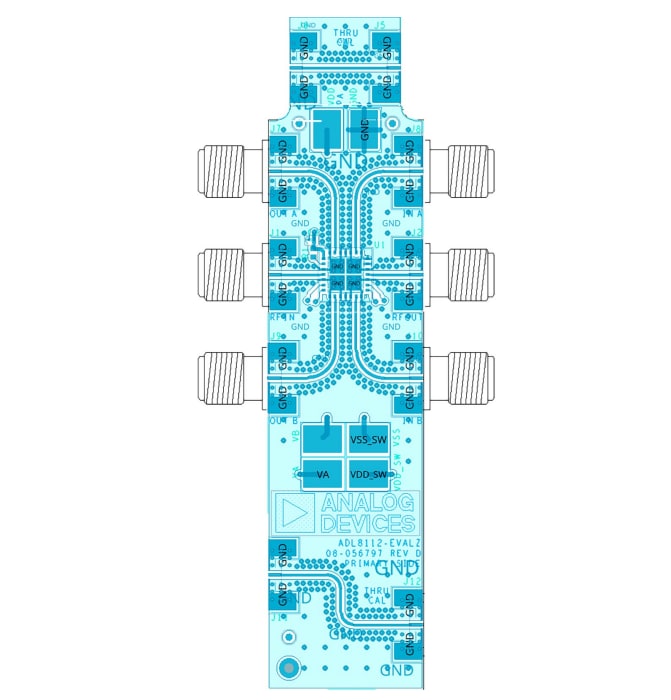 Analog Devices Inc. ADL8112-EVALZ Evaluierungsboard